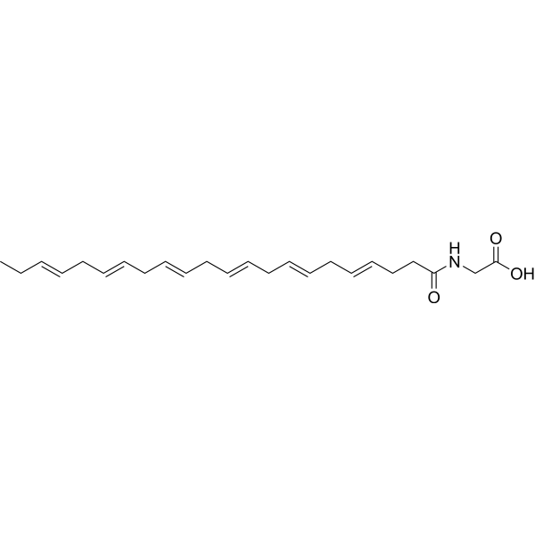 Docosahexaenoyl glycine 132850-40-9
